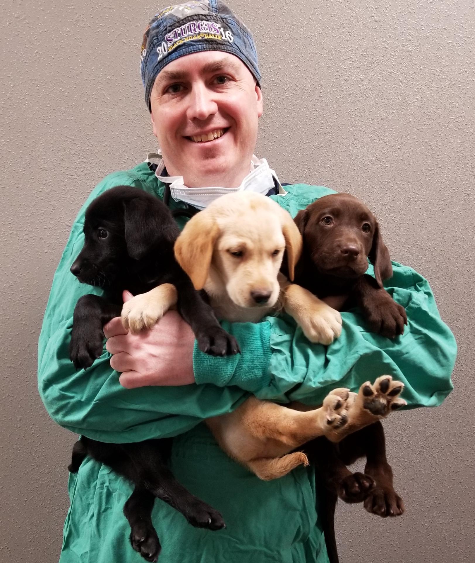 Doc Loves Puppies