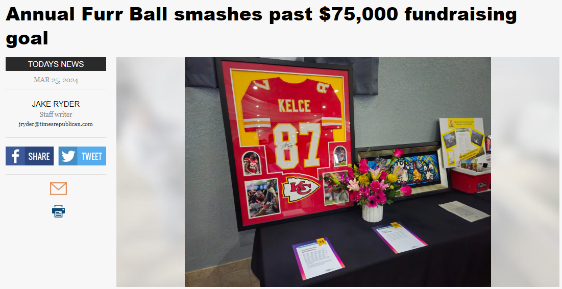 Annual Furr Ball smashes past $75,000 fundraising goal